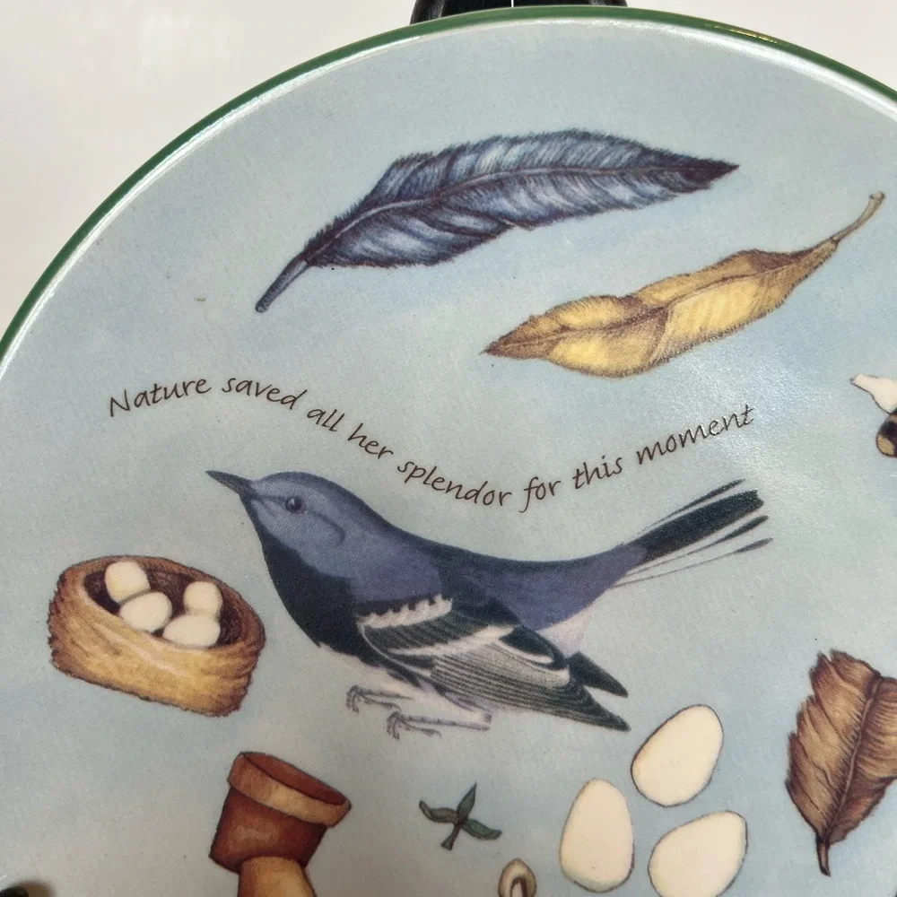 Russ Yellow and Blue Springtime Plates - Picture 7 of 9